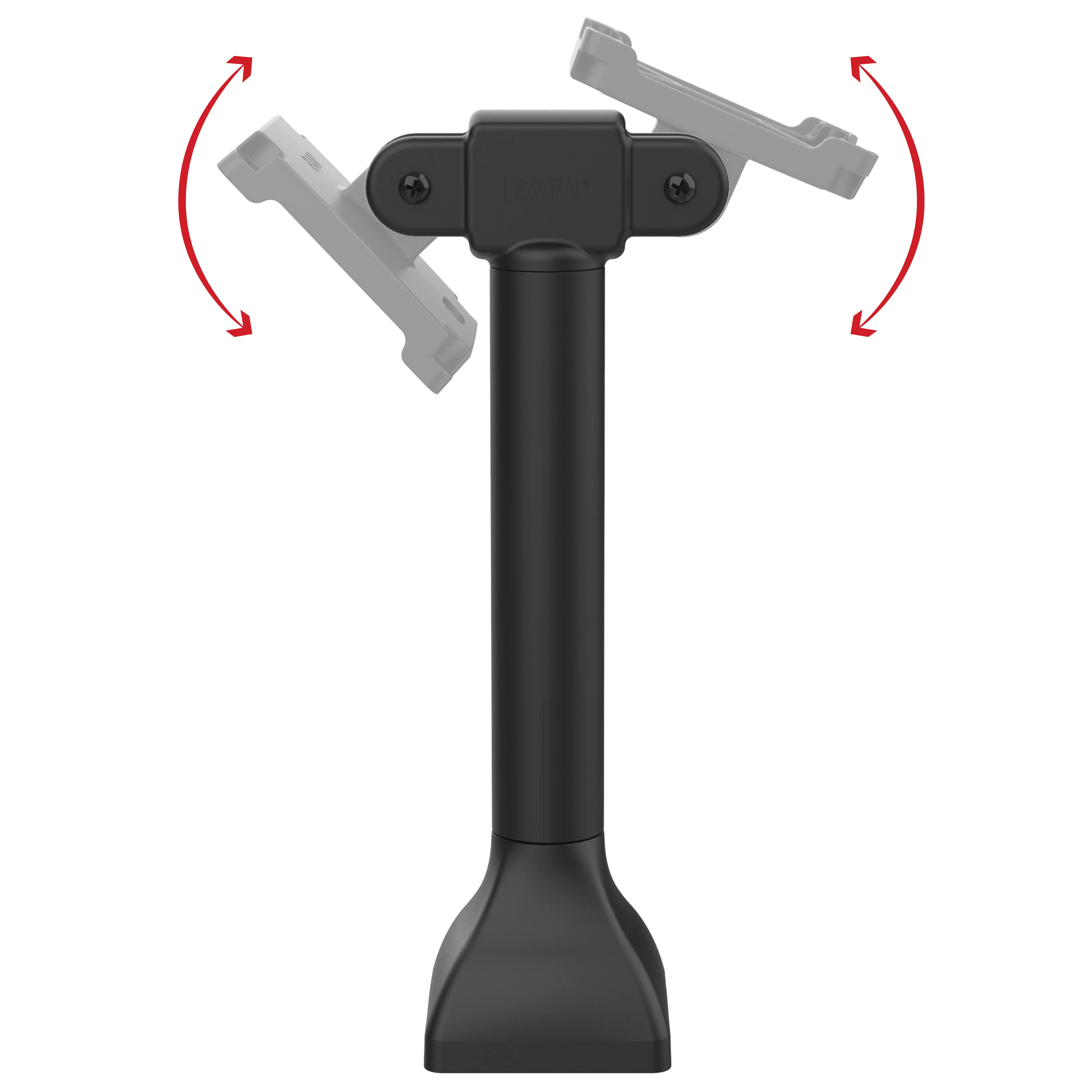 RAM® 14" Pedestal Mount with Dual 100mm VESA Adapters - Image 2