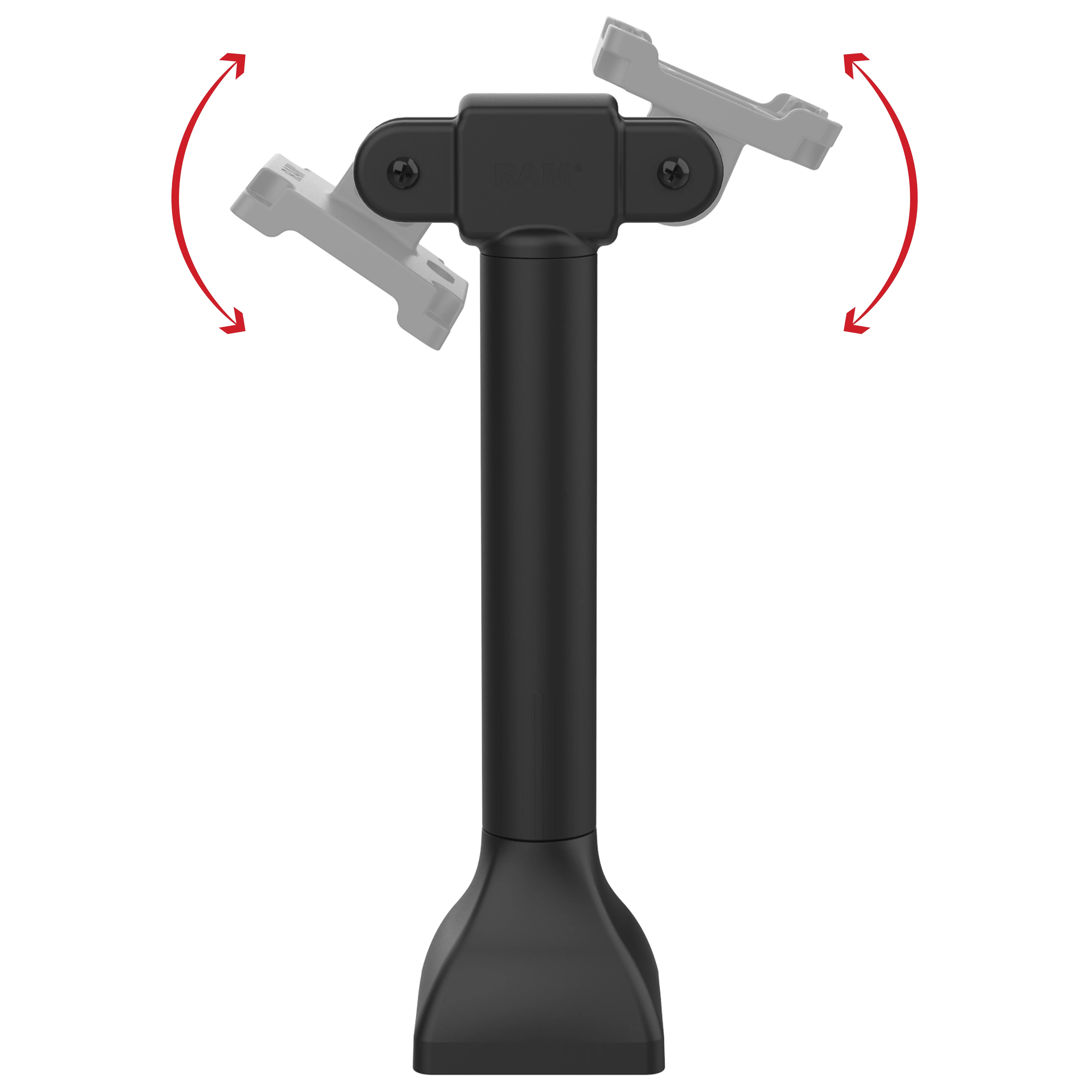 RAM® 14" Pedestal Mount with Dual 75mm VESA Adapters - Image 2