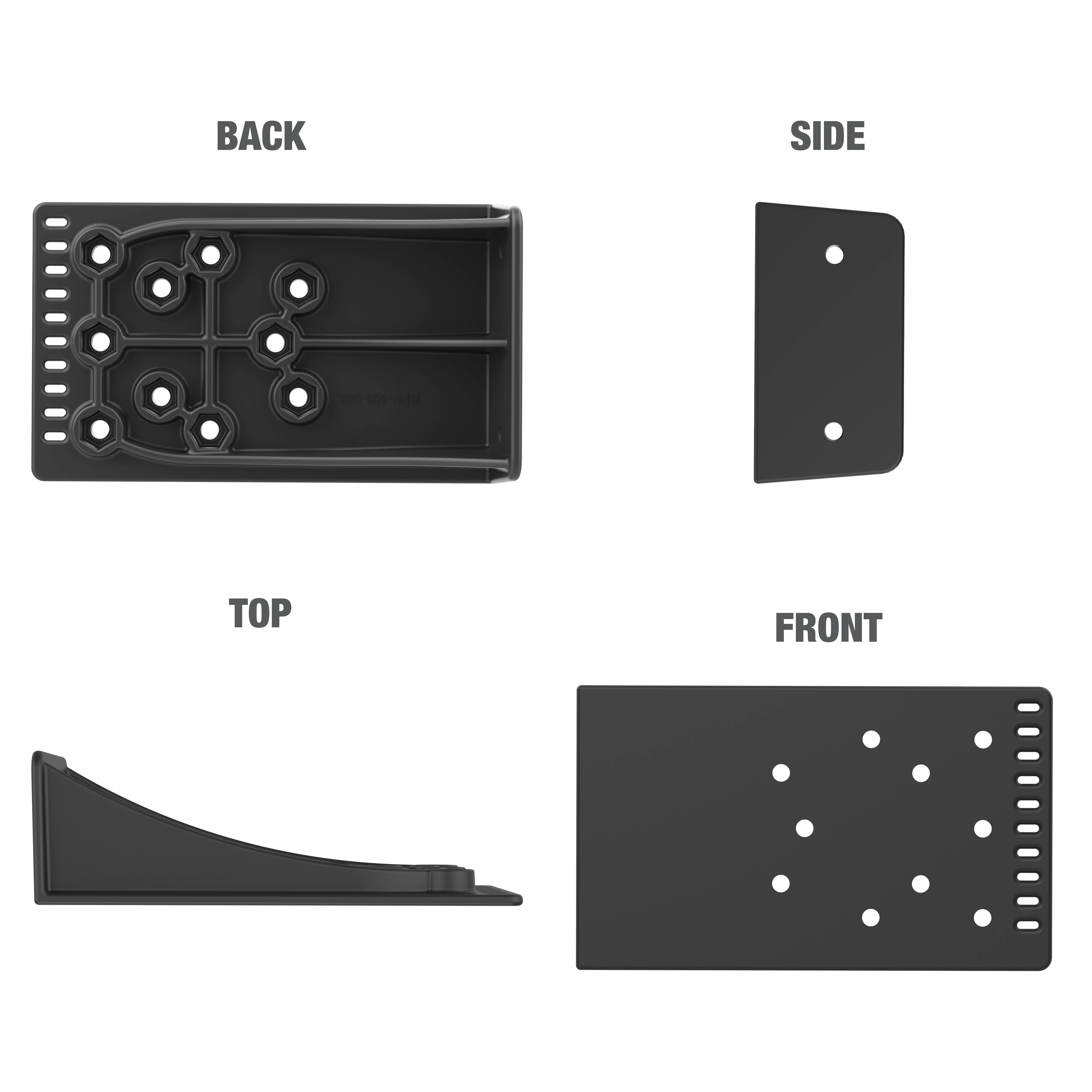 RAM® Large Side Accessory Bracket for Vehicle Docks - Image 3