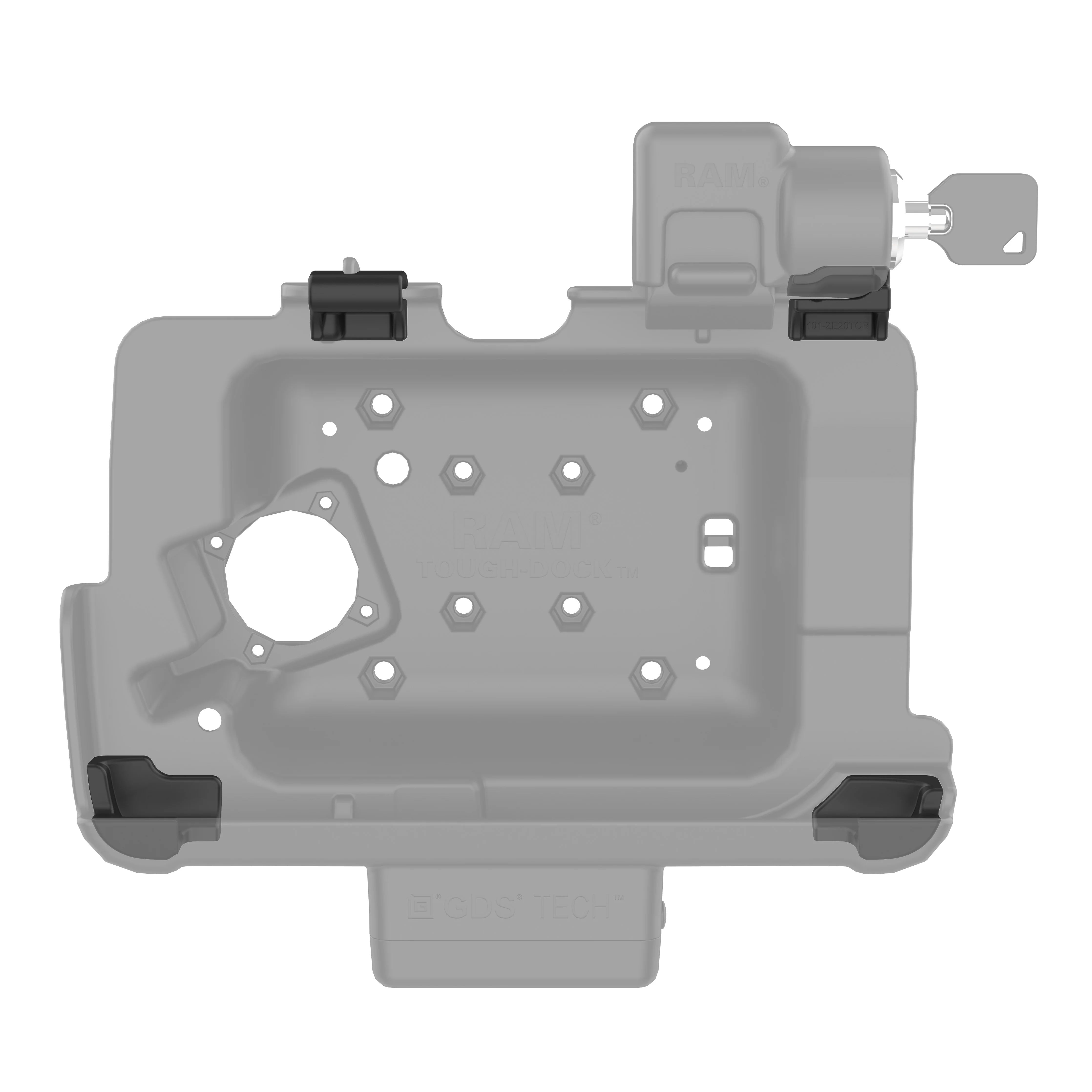 RAM® Inserts for Zebra ET4x 8" without Rugged Frame - Latch Docks - Image 2