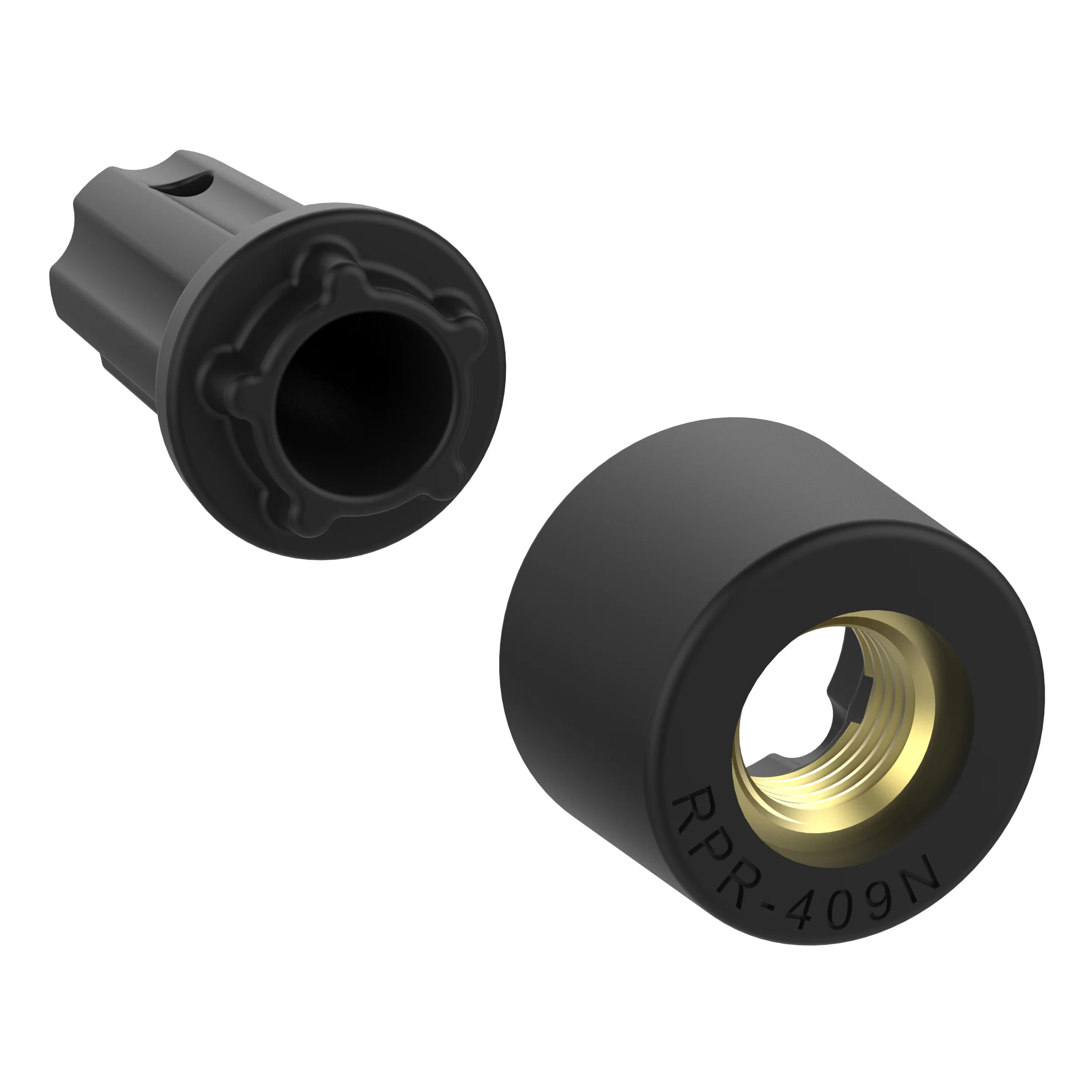 RAM® Pin-Lock™ Security Nut for D & E Size Socket Arms - Image 2