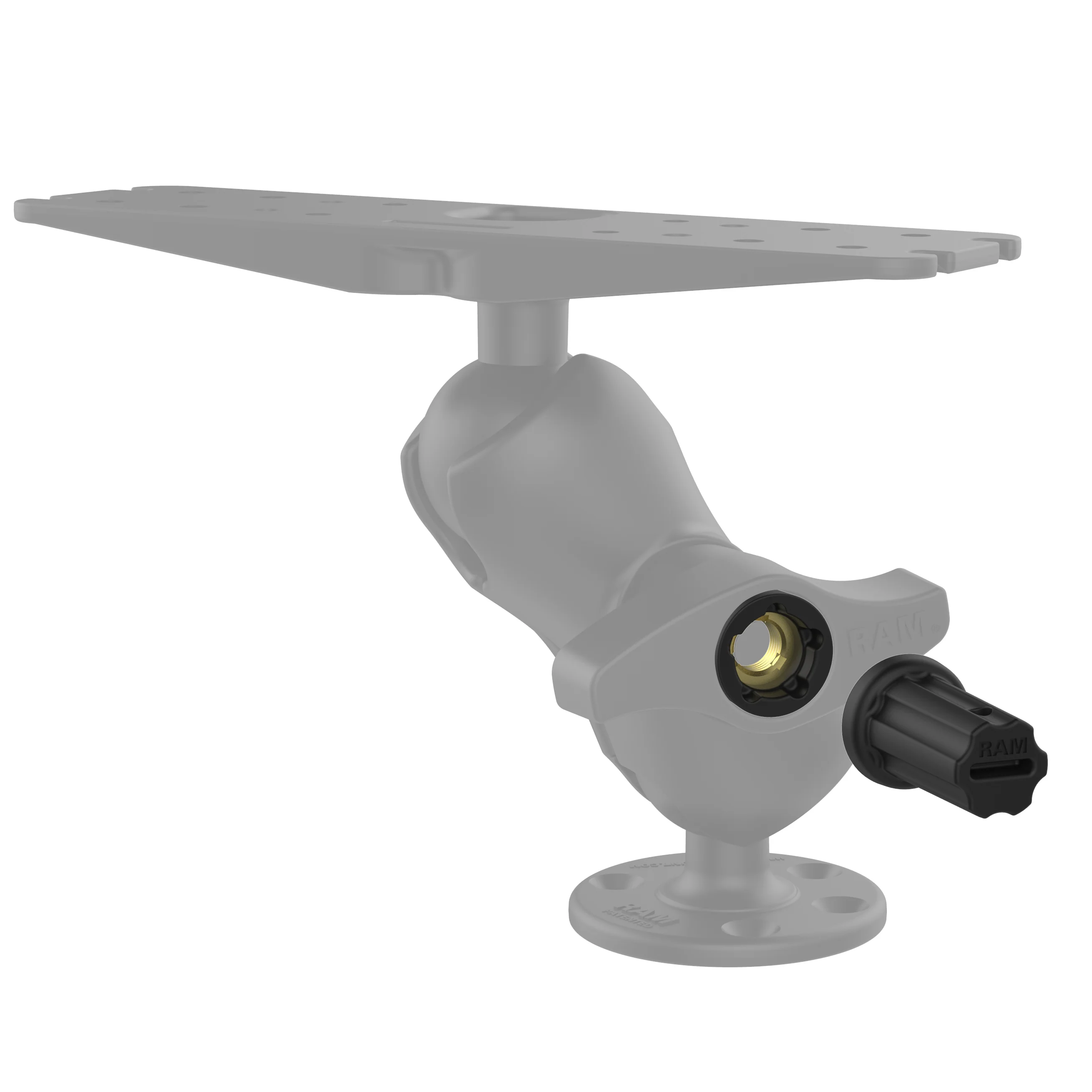 RAM® Pin-Lock™ Security Nut for D & E Size Socket Arms - Image 3