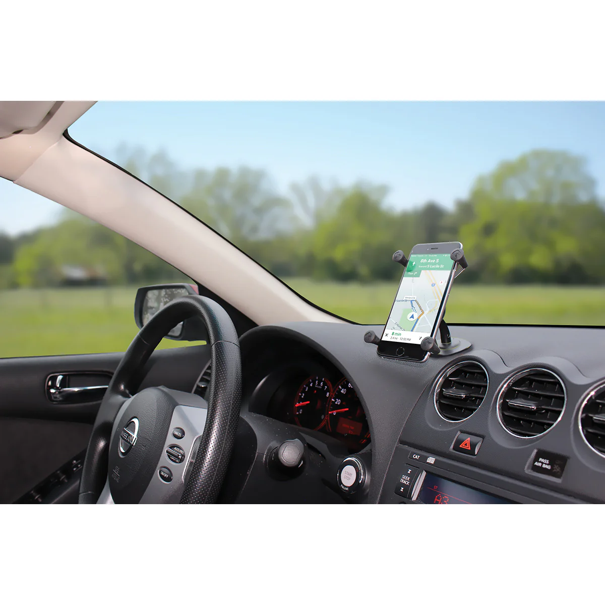 RAM® X-Grip® Large Phone Holder with Lil Buddy™ Adhesive Dash Mount - Image 2
