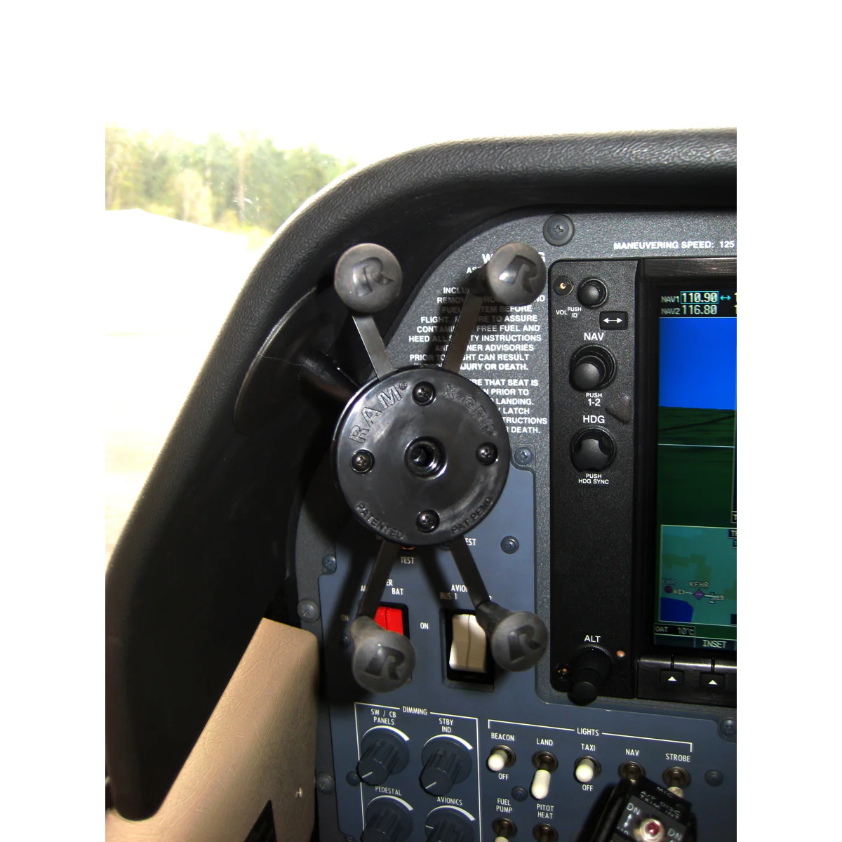RAM® X-Grip® Phone Holder with Lil Buddy™ Adhesive Dash Mount - Image 6