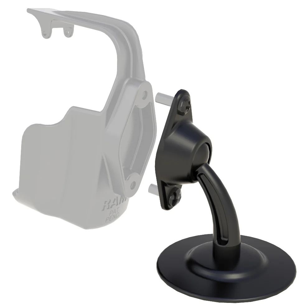 RAM® Lil Buddy™ Adhesive Dash Mount with Diamond Plate - Image 2