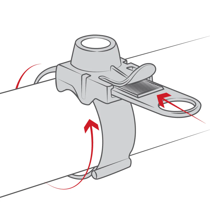 RAM® EZ-Strap™ Rail Mount for Garmin eTrex Legend C & Venture Cx + More - Image 2
